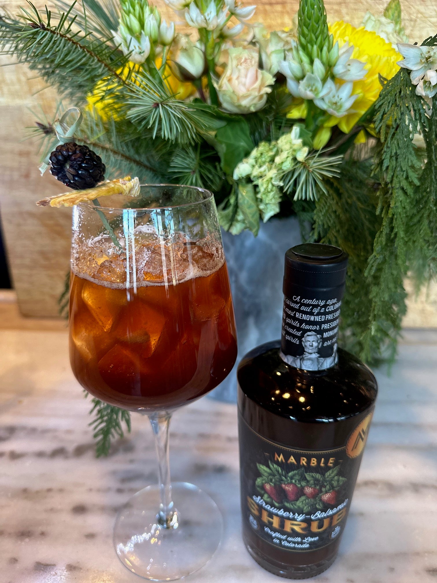 Strawberry Balsamic Shrub