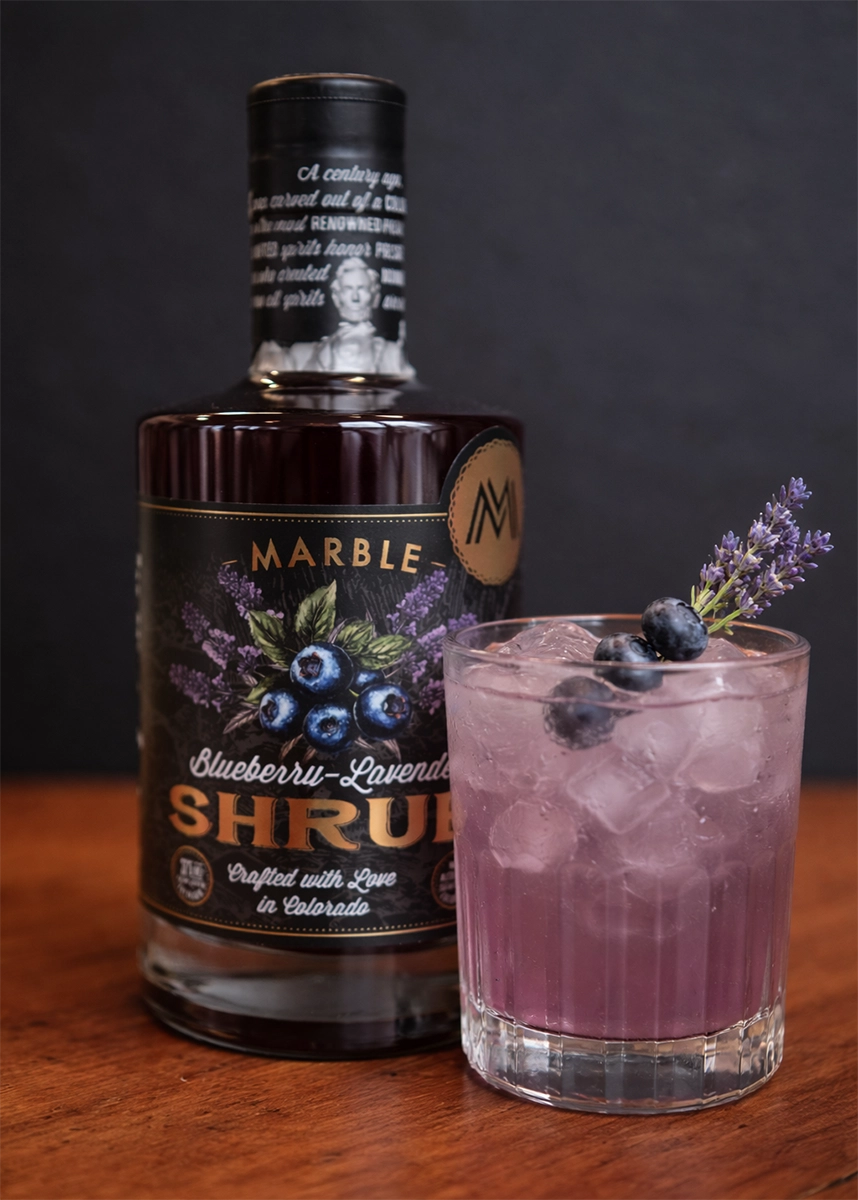Blueberry Lavender Shrub